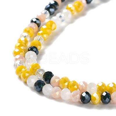 Glass Beads Strands EGLA-A034-M4mm-38-1