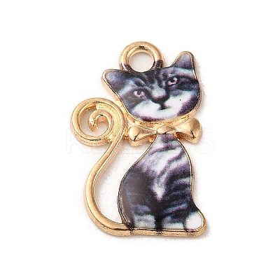 Alloy Enamel Pendants ENAM-T011-139-1