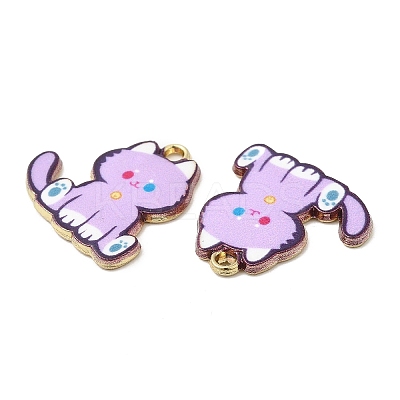 Alloy Enamel Pendants FIND-C037-20G-05-1