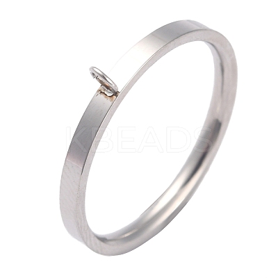 Non-Tarnish 304 Stainless Steel Finger Ring Settings RJEW-O045-09-P-1