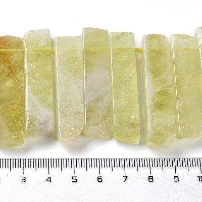 Natural Lemon Quartz(Heated) Beads Strands G-L551B-18-1