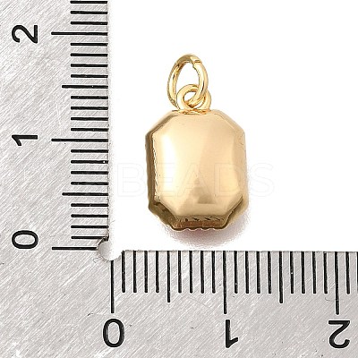 Brass Glass Pendants KK-N289-14G-02-1