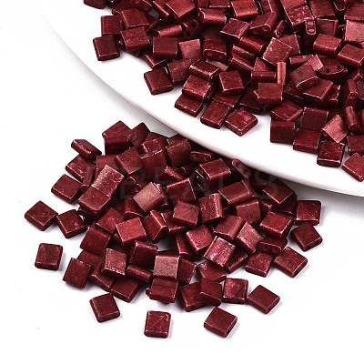 FGB 2-Hole Glass Seed Beads SEED-S031-L-ST1002F-1