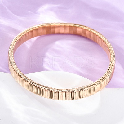 Iron Stretch Bracelets for Men Women BJEW-G741-01KCG-1