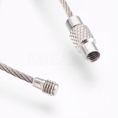Tarnish Resistant 304 Stainless Steel Bracelet Making LS-BJEW-F167-04P-A-1
