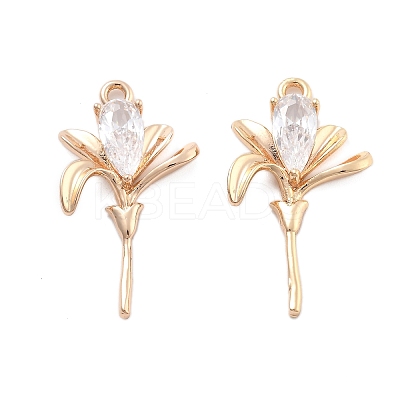 Brass Pendants KK-B125-18G-01-1
