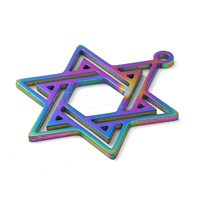 304 Stainless Steel Pendants STAS-R116-01RC-1