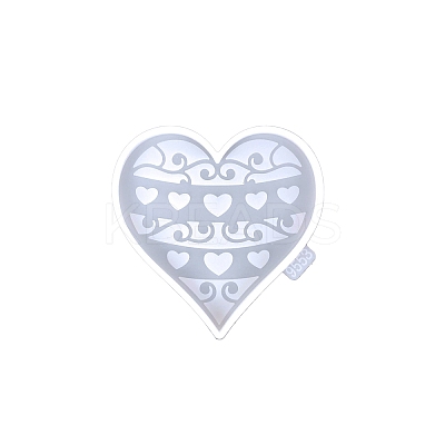 Valentine's Day DIY Heart Cup Mat Silicone Molds PW-WG26162-03-1