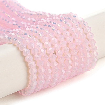 Baking Paint Transparent Glass Beads Strands DGLA-F029-J2mm-1