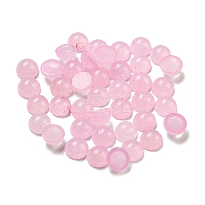 Natural White Jade Dyed Cabochons G-H309-03-15-1