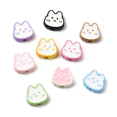 Baking Paint Alloy Enamel Beads FIND-G092-01A-1