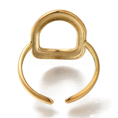 304 Stainless Steel Cuff Rings LS-RJEW-Z074-10G-1