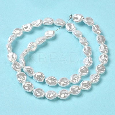 ABS Plastic Imitation Pearl Beads Strands KY-F021-02-1
