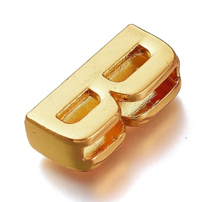 Alloy Slide Charms PALLOY-I201-01G-B-1
