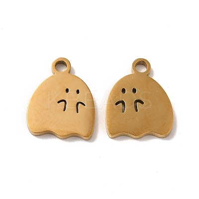Ion Plating(IP) 304 Stainless Steel Charms STAS-H212-33G-1
