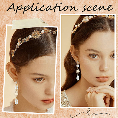 6 Pairs Sun Rack Plating Brass Micro Pave Cubic Zirconia Stud Earring Findings KK-BBC0010-98-1