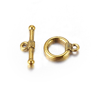 Tibetan Style Alloy Toggle Clasps LS-X-GLF0034Y-NF-1