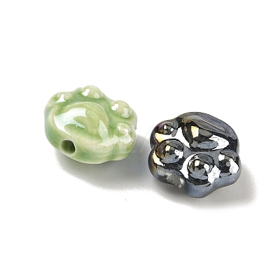 Glazed Porcelain Beads PORC-B005-03-1