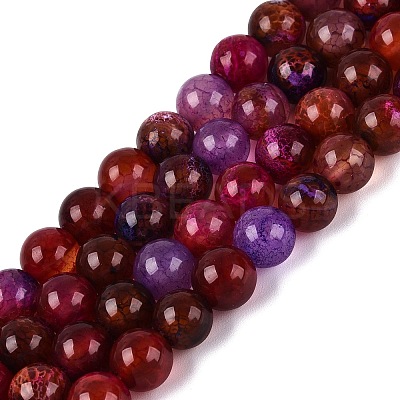 Natural Agate Beads Strands G-Q606-106A-1