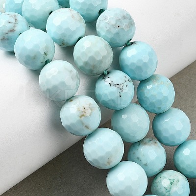 Natural Magnesite Beads Strands G-P598-E-6mm-01-1
