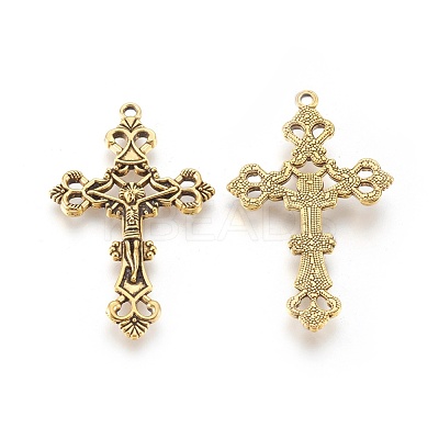Tibetan Style Alloy Pendants GLF1299Y-NF-1