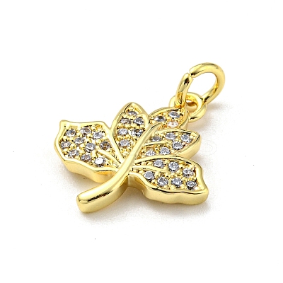 Brass with Cubic Zirconia Pendants FIND-Z023-05G-1