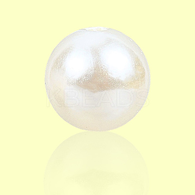 Imitation Pearl Acrylic Beads PEAR-LT0001-02A-1