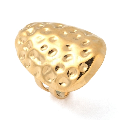 Ocean Themes 304 Stainless Steel Open Cuff Rings for Women RJEW-K293-02C-G-1