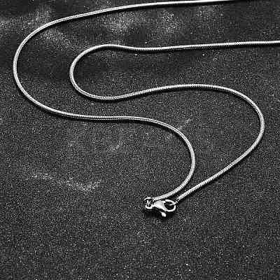 Non-Tarnish Adjustable 304 Stainless Steel Slider Necklaces NJEW-L156-004P-1