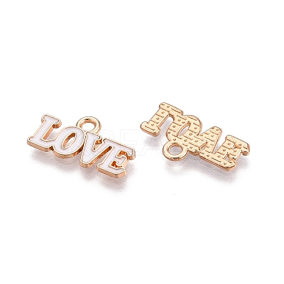 Valentine's Day Theme Alloy Enamel Pendants ENAM-T020-50D-02-1