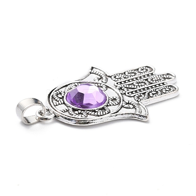 Tibetan Style Alloy Pendants PALLOY-M191-03AS-RS-1