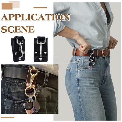 Imitation Leather Garment Accessories KEYC-WH0027-122-1