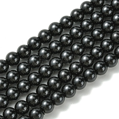 Eco-Friendly Dyed Glass Pearl Round Beads Strands HY-A002-6mm-RB080-1