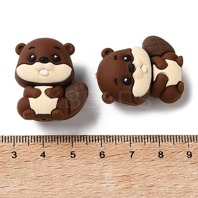 3D Animal Theme Silicone Beads SL-CBAD861-01-1