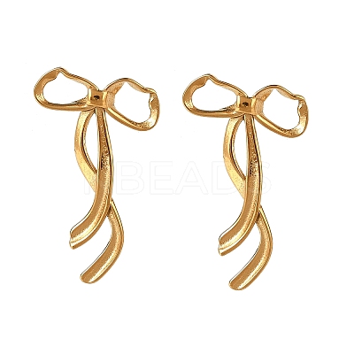 304 Stainless Steel Stud Earrings EJEW-I318-02G-01-1