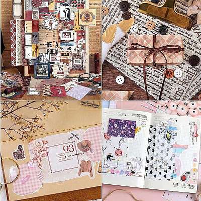 24Pcs 12 Styles Scrapbook Paper Pads SCRA-WH0001-03-1