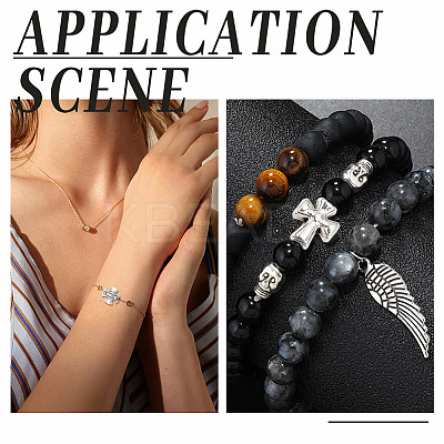 8 bags 4 styles Tibetan Style Alloy Beads FIND-AR0004-86-1