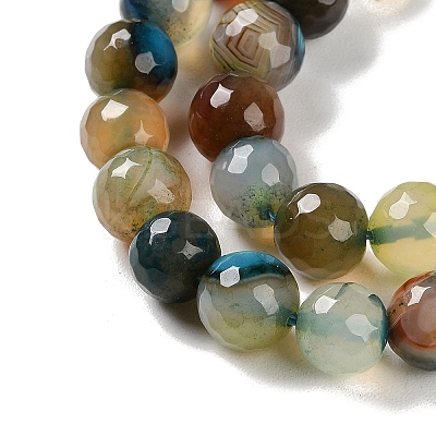 Natural Agate Beads Strands G-M437-B01-01C-1