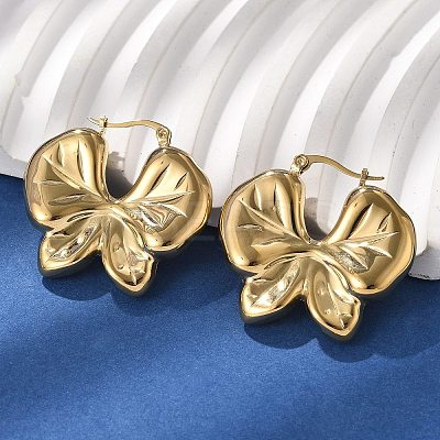 304 Stainless Steel Hoop Earrings EJEW-V016-11G-02-1