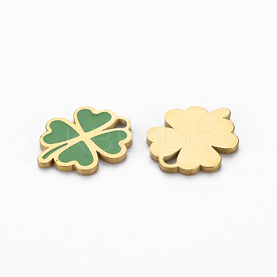 Ion Plating(IP) 316 Surgical Stainless Steel Enamel Charms X-STAS-N097-080LG-NR-1
