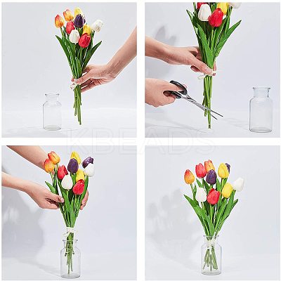 PU Leather Imitation Tulip DIY-GA0001-24-1