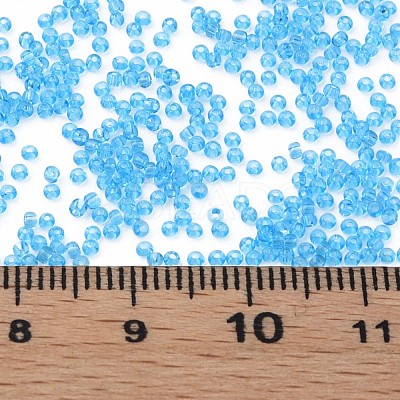 15/0 Transparent Czech Glass Seed Beads SEED-N004-004-04-1
