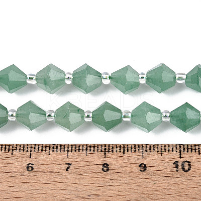 Natural Green Aventurine Beads Strands G-T144-23A-03-1