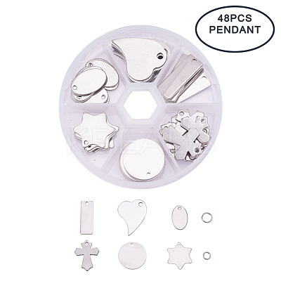 Stainless Steel Pendants STAS-BC0003-01-1