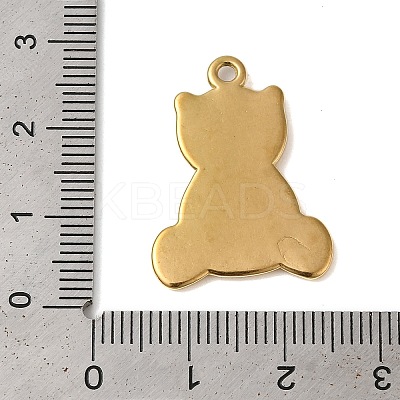 Ion Plating(IP) 304 Stainless Steel Pendants STAS-N103-20G-1