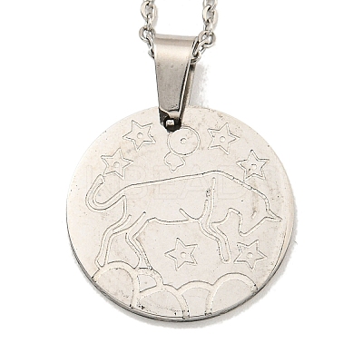 Non-Tarnish Constellation Pendant Necklaces LS-NJEW-S422-04P-02-1