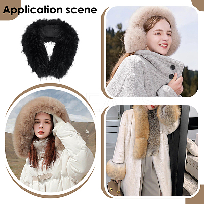 1Pc Artificial Fur Chenille Stick Collars Trim for Sewing Craft Decor FIND-BC0019-22E-1