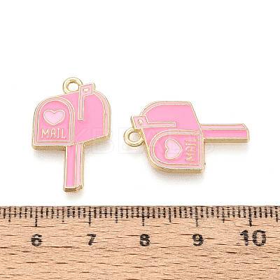 Alloy Enamel Pendants ENAM-T024-11B-G-1