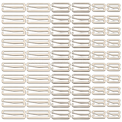 60Pcs 3 Style Number 9 Shaped Alloy Bra Strap Hooks for Sewing DIY-GF0009-30P-1