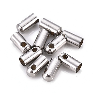 Tarnish Resistant 201 Stainless Steel Cord Ends STAS-F250-10P-Q-1